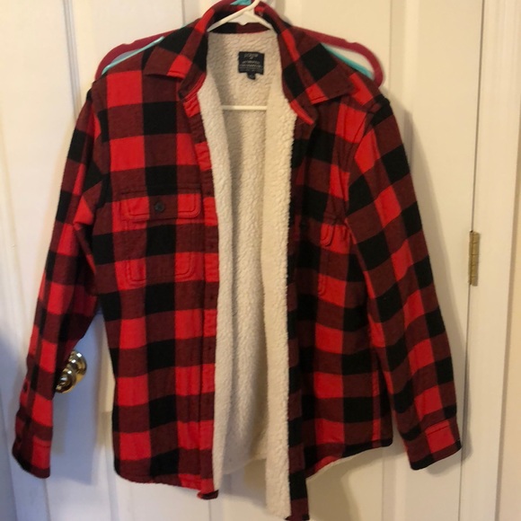 J. Crew Other - Mens red and black plaid jacket J. Crew Other - Mens red and black plaid jacket